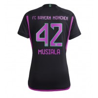 Echipament fotbal Bayern Munich Jamal Musiala #42 Tricou Deplasare 2023-24 pentru femei maneca scurta